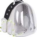 Front Expandable Large Cat Backpack Carrier, Fit up to 20 lbs, Space Capsule Bubble Window Pet Carrier Backpack for Large Fat Cat and Small Puppy