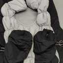 MIGOHI Full Body Dog Coat - Warm Reflective Winter Coat for Medium Dogs with Harness,Turtleneck Dog Fleece Jacket,Four-Leg Windproof Puffer Jackets Snowsuit with Zipper for Small Medium Large Dogs,M (Medium(Back:14.2"), Black)