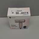 slopehill Dual Voltage Travel Mini Hair Dryer, Lightweight Ionic Blow Dryer, Professional Fast Drying, Compact Portabe Quiet Hairdryer with Magnetic Diffuser for Women, International European 100-240V (Stone)