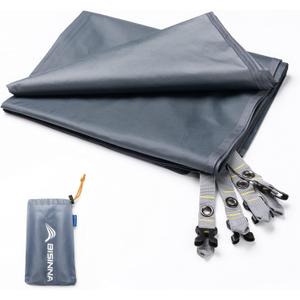 BISINNA Waterproof Camping Tarp Multifunctional Tent Footprint, Groundsheet Picnic and Beach Mat with Carrying Storage Bag for Picnic, Hiking, Backpacking, Hammock