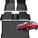 Jenofa-Floor Mats for Mercedes Benz GLA 2021-2026 Cargo Mat Car Mats for Benz GLA 2025 All Weather Floor Liner Custom Fit Automotive Non-Slip Waterproof High Edge Protection Full Set Accessories