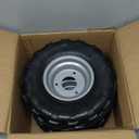 Pack of 2 145/70-6 6inch Tubeless Tires Wheels with Rim Suitable for ATV, Go-Kart, Mini Bike, ATV, Lawn Tires