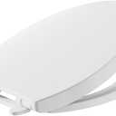 American Standard 5025A65G.020 Telescoping Luxury Slow-Close EverClean Elongated Front Toilet Seat, White