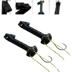 3 x Fly Fishing Magnetic Fly Threader, Fishing Accessory to Easily Rig Small Flies Make Fly Tying Simpler, Works with Most Hooks, tippets, and Fly Style