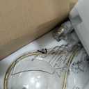 AUTELO 2Pack Glass Pendant Lights Kitchen Island Gold Pendant Light Fixture
Modern Pendant Light with Clear Glass and Brushed Gold Finish for Kitchen Island Dining Room Bedroom Hallway