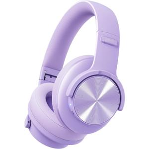 Picun B8 Headphones Wireless Bluetooth, 120H Bluetooth Headphone Over Ear with 3EQ Music Modes, Hands-Free Calls, Deep Bass Headphones for Travel Home Office Cellphone PC (Purple)