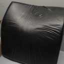 FUANGUI Recliner Cushions for Elderly, Waterproof PU Leather Seat Cushion, 20X20X3 Inch Foam Curved Edge Large Square Chair Cushion for Armchair, Office Chair, Pain Pressure Relief - Black
