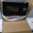 Emerson MW9255B Countertop Microwave Oven, 6 Pre-Programmed Settings, Removable Glass Turntable and Child Safety Lock, 0.9 Cu ft, 900W, Black