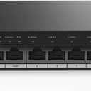 Amcrest 8-Port Switch with 4-Ports POE+ 802.3af/at 60W, Metal Housing, (AGPS8E4P-AT-60-V2)