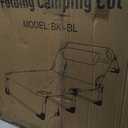Portable Camping Cot, 600LBS Max Load, Extra Wide with Thick Mattress, Folding Cot for Outdoor Camping/Office, Home Nap (Grey)
