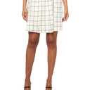 HUGO Women's Big Check Pleated Skirt Size 36
