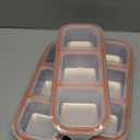 AIERSA Stainless Steel Snack Containers with Lids, Metal Snack Containers, 3 Compartment Food Container, Reusable Snack Container Stainless Steel