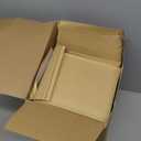 100 Pcs Kraft Bubble Mailers 3 Size Padded Envelopes Kraft Poly Mailers Bubble Lined Shipping Envelopes Mail Shipping Bags for CDs Book Business Supplies (Natural)