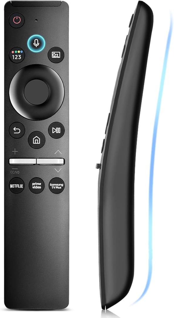 Voice Remote for Samsung Smart TV,Universal Remote Control Compatible All for Samsung TV LED QLED UHD SUHD HDR LCD Frame Curved Solar HDTV 4K 8K 3D Q60 Q70 Q80 Curved Frame Remote Replacement
