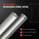 A-Premium Power Steering Hose Pressure Hose Line Assembly Compatible with Ford Escort 1997-2002 Mercury Tracer 1997-1999 2.0L Intermediate Hose