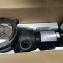 2HP Variable 2-Speed Pool Pump for Above Ground Pools, 115V, 5160 GPH, with 1.25" Hose Adapter & 1.5" Pipe Fittings, DoE/CEC Compliant