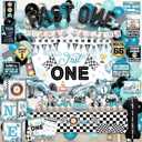 Fast One Birthday Decorations for Boys, 143Pcs Race Car Racing 1st Party Decor Supplies for Baby - Banner, Cake Toppers, Balloons, Tablecloth, Centerpieces, Crown, Poster, Boxes, Wall Signs