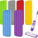 EXEGO 6 Count Reusable Microfiber Mop Pads for Swiffer PowerMop - Power Mop Pads Refills for 13 ''-15 '' Spray Mop, Hard Wood Floor Mop Pads Refills Machine Washable for Multi-Surface Floor Cleaning