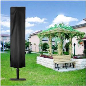 Patio Umbrella Parasol Cover Waterproof, Outdoor Parasol Cover with Zipper 72x40x182cm Patio Furniture Covers Fits Cantilever Offset Umbrella
