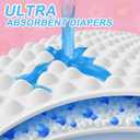 Pet Soft Female Dog Diapers - Disposable Puppy Diapers for Dogs & Cats, Ultra Absorbent for Doggy in Heat Period or Urine Incontinence, 24pcs (S, Pink)