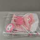 Olivia's Little World Twinkle Stars Princess Deluxe Baby Doll Stroller, Pink/White