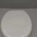 MinSha V/O-Shape Toilet Seat Replacement, Soft Close Quiet No Slam, PP Plastic Quick Release Easy Clean, Universal Fit for 17 oval & Elongated Toilets MinSOQ