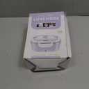 Electric Heated Lunch Box for Men/Women Home 80W Portable Food Warmer with 12V/24V/110V/220V Stainless Steel Leakproof Container for Work Travel Jobsite Camping Gift for Adults/Men/Woman (Black & Grey)