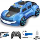 Dual Spray Remote Control Car Toy for Kids Adults, RC Model Racing Car Toys with Cool Led Lights, Birthday Gifts for Age 3 4 5 6 7 8-12 Year Old Boys Girls (Blue)
