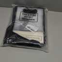 Aliceset 12 Pcs Clear Plastic Gift Bag with Die Cut Handles Reusable PP Favor Bag with Ribbon for Graduation Wedding Bridal Birthday Baby Shower Party Small Business, 7x10x3.15 Inch(Black)