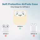 Newseego for Airpods 4 Case, Luxury Glitter Sparkly Bling Case with Keychain for Women Girls Anti-Lost Anti-Scratch Soft TPU Shockproof Full Protective Case Cover for Airpods 4th Generation-Yellow