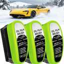 3 Pack Automotive Clear Vision Windshield Cleaner, Oil Film Cleaning Brush for Car Windows, Clear Vision Glass Cleaner Car Windshield Cleaner Tool Improving Windshield Clarity & Visibility