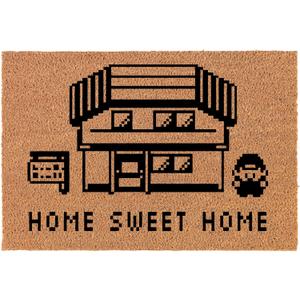 Welcome Doormat Coco Coir Door Mat Gift Home Sweet Home Video Game (30" x 18")