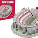 Pro Lion 3D Jigsaw Puzzle of Ohio Stadium Construction Building Kits - 77 Pieces | Ohio State Buckeyes Football Gifts for Boys, Adults, Men & Kids Aged 7+ | Puzzles Games Kit for Creative Fans