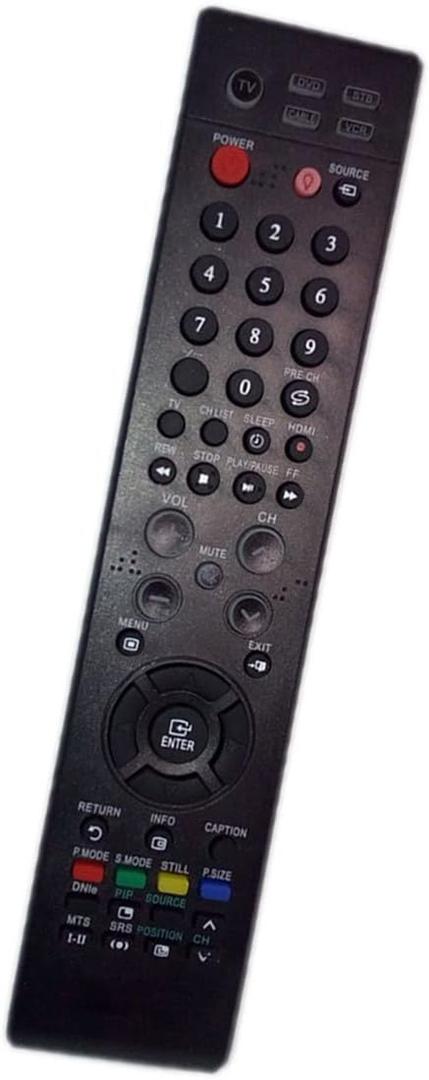 Replaced Remote Control Compatible for Samsung LNT5271FX/XAA LNS4041DX/XAA LNS4051D LNT3232HXXAC LNT4061FXXAA LNT4061FXXAC Plasma LCD LED HDTV TV