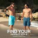 Kanu Surf Mens Barracuda Swim Trunks (Regular & Extended Sizes) (XXL)