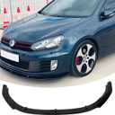 Front Bumper Lip Splitter Spoiler Compatible with Volkswagen VW GTI MK6 2010 2011 2012 2013 2014 Golf-GTI Accessories Air Chin Body Kit(Gloss Black)