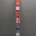 PVC Slide-On Door Bottom | Adjustable Plastic Weatherstrip Door Bottom with Drip Cap | 3 Feet (36-Inch) | for 1 3/4 Doors | White | Fits Gaps 3/8 to 7/8 | Made in The USA