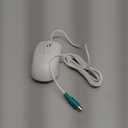 Perixx PERIMICE-209 P, Wired PS2 Optical Mouse with Scroll Wheel and 1000 DPI, White (11832)