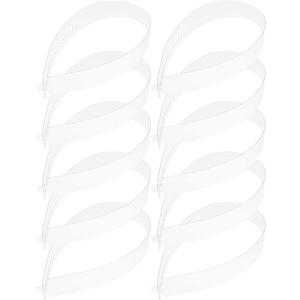 100 PCS Clear Collar Stays for Men’s Dress Shirts – Plastic Shirt Collar Inserts for Support & Stiffness Tabs Fixing Strips for Business Weddings and Formal Events