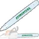 FORESTER 18" Replacement Chainsaw Bar & Chain Combo - 18in Length, 3/8 Pitch, .050 Gauge, D025 Mount, 66 Drive Link - Replacement Chain Saw Parts Kit For Stihl