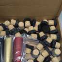 Wine Sealer Set - 60pcs, Includes 30 Cork Stoppers & 30 PVC Shrink Caps, Perfect for Cruise & Gifting