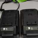 Greenworks 24V 4.0Ah USB Battery (2-Pack) Starter Kit + Dual Port Rapid Charger (Genuine Greenworks Parts)