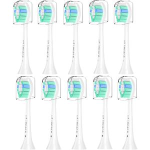 Replacement Toothbrush Heads Compatible with Philips Sonicare Electric Toothbrush, 10 Pack, Refills