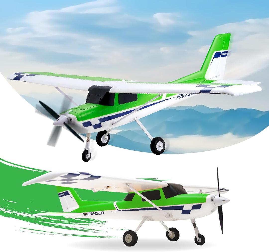 Fms Rc Planes for Adults Beginners 1220mm Ranger Remote Control Airplane with Reflex Green Hobby Rc Airplanes PNP (No Transmitter Battery,Charger)