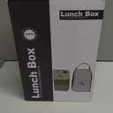 Hnvdkln 2/3/4Pcs Stainless Steel Meal Box 24oz/700ml Leakproof Metal Food Storage Container with Bag for Outdoor Picnic Office School (colour,2)