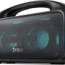 Tribit StormBox Blast Portable Bluetooth Speaker, (140W Peak) 90W Loud Stereo Sound with 30H Playtime, IPX7 Waterproof, LED Light, Wireless, XBass, BT5.3, TWS, Custom EQ, Party/Outdoor/Camping/Beach