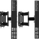 HOME VISION Heavy Duty Full Motion TV Wall Mount Bracket for 48-120 Inch Flat/Curved TVs, 200Lbs Capacity, Low Profile Ultra Slim Design with Swivel/Tilt, Corner Large Dual Arm, Max VESA 2000x600mm