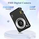 Digital Camera, FHD 1080P Point and Shoot Kids Camera, with 32GB Card,16X Zoom Anti Shake,48MP Compact Portable Small, for Starter Kid Children Teen Student Girl Boy