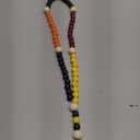 Large Multi Color Wood Prayer Bead 21" Kiddie Rosary Religious Nursery Wall Decor