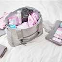 Frida Mom 15pc Labor & Postpartum Kit Gift Set for Baby Showers & Mom to Be, Includes Peri Bottle, Nursing Gown, Disposable Underwear, Ice Maxi Pads, Pad Liners, Perineal Foam, Socks & Toiletry Bag